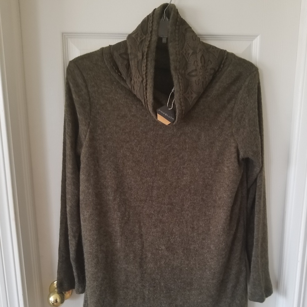 Pink Blush Maternity Sweater NWT